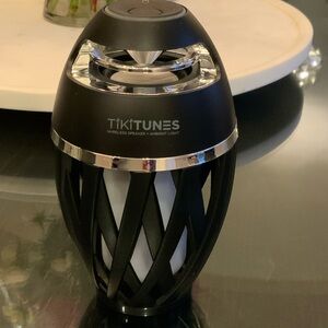 Tiki Tunes Black Wireless Speaker with Ambient Light
